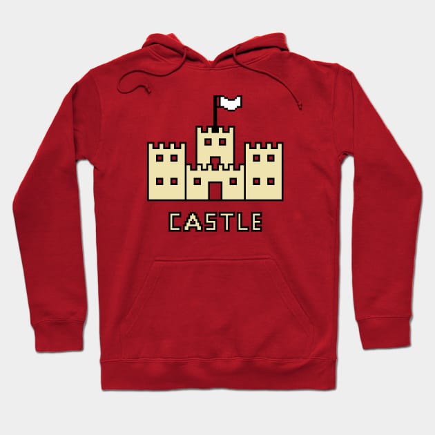 Castle Pixel Art Hoodie by mircic91